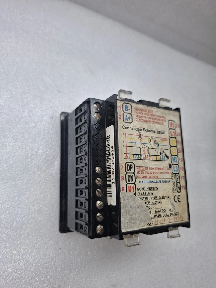 TRINTY INFINITY ENERGY METER 415V AC 80 TO 270 V AC